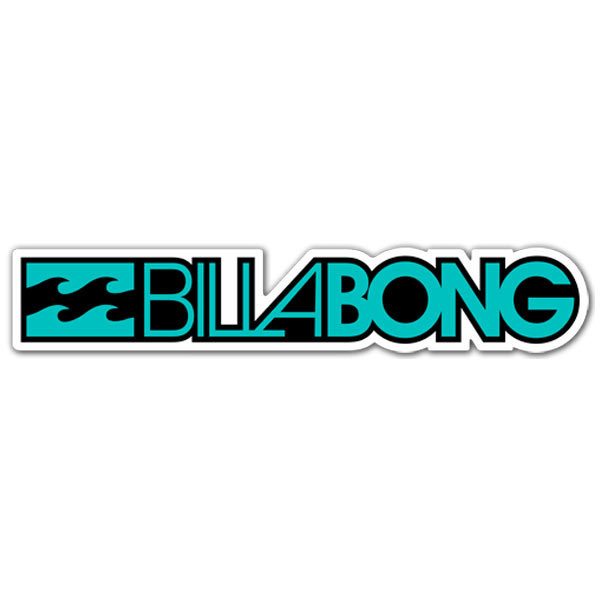 Car & Motorbike Stickers: Billabong turquoise