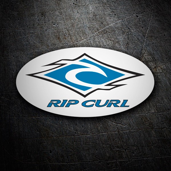 Car & Motorbike Stickers: Rip Curl oval 1