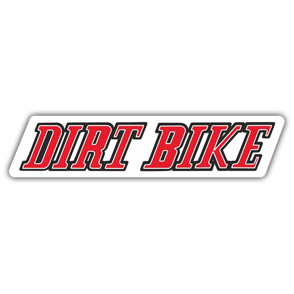 Car & Motorbike Stickers: Dirt Bike