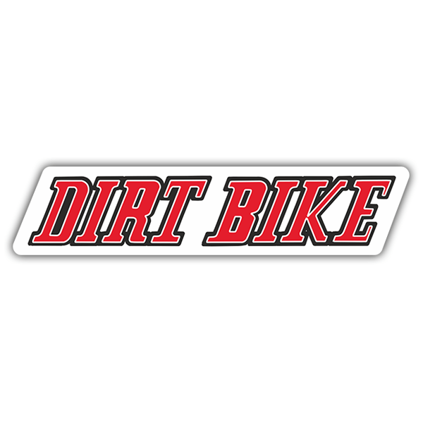 Car & Motorbike Stickers: Dirt Bike 0