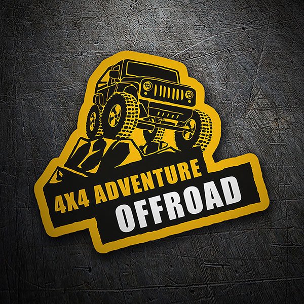 Car & Motorbike Stickers: Adventure 4x4