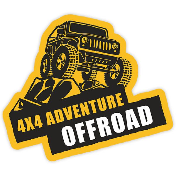 Car & Motorbike Stickers: Adventure 4x4