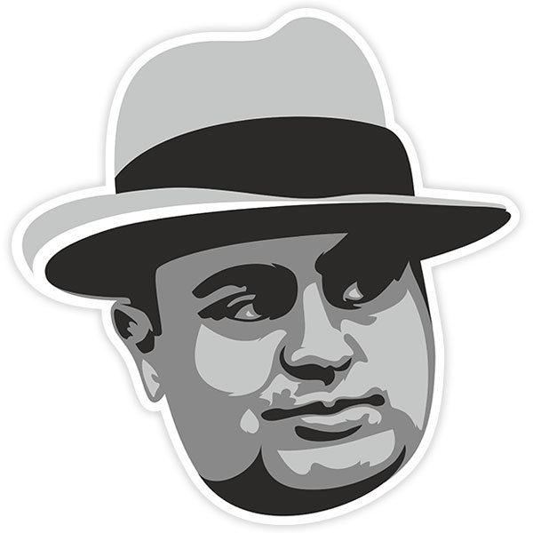 Car & Motorbike Stickers: Al Capone