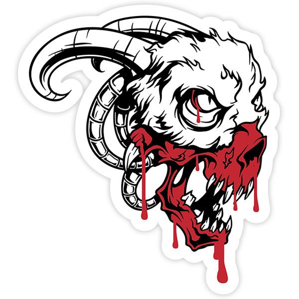 Car & Motorbike Stickers: Goat sucker