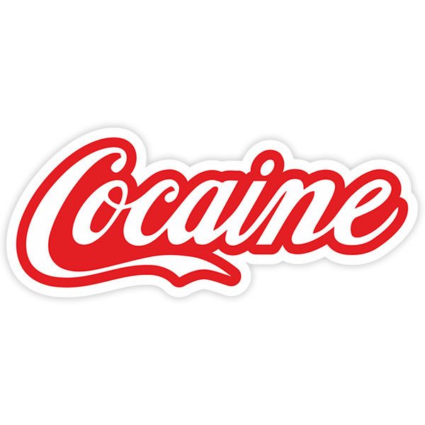 Car & Motorbike Stickers: Cocaine