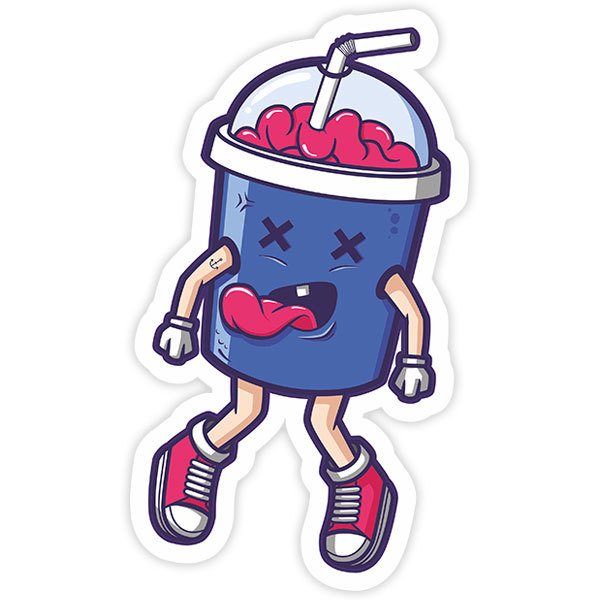 Car & Motorbike Stickers: Stunned smoothie