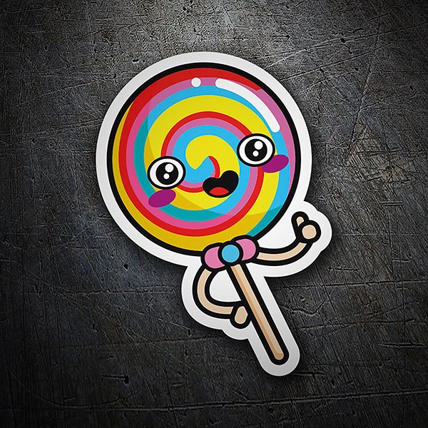 Car & Motorbike Stickers: Happy lollipop