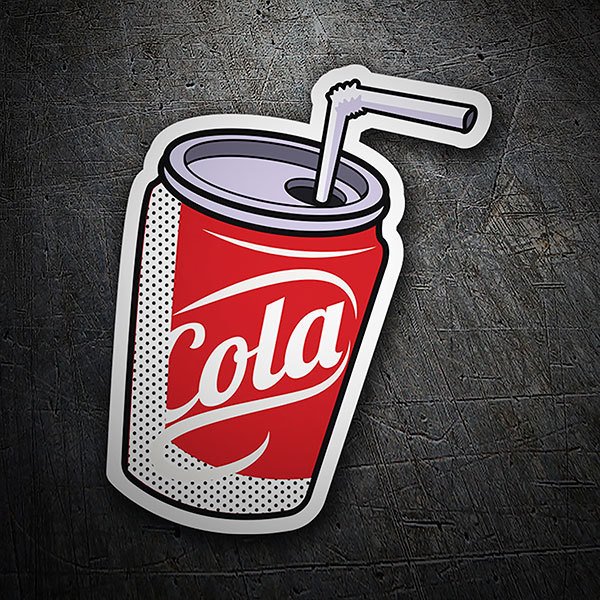 Sticker Cola Refreshment | MuralDecal.com
