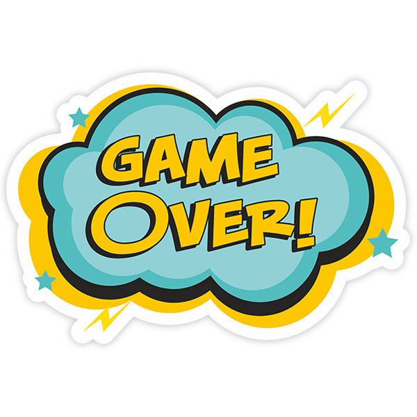 Car & Motorbike Stickers: Game Over