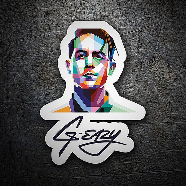 Sticker G Eazy Origami Muraldecal Com