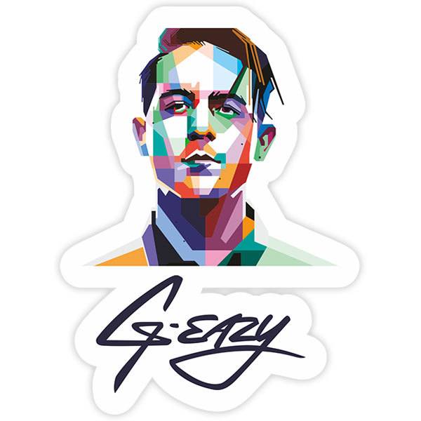 Sticker G Eazy Origami Muraldecal Com