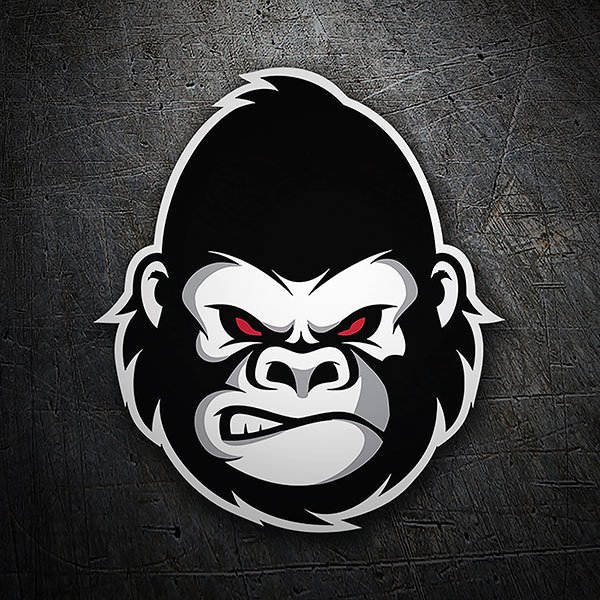 Car & Motorbike Stickers: Angry Gorilla