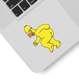 Car & Motorbike Stickers: Homer Simpson runs naked 3