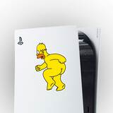 Car & Motorbike Stickers: Homer Simpson runs naked 5
