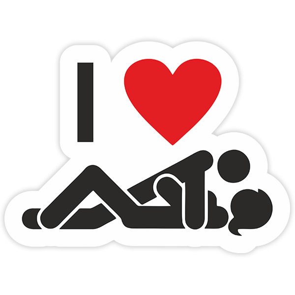 Sticker I Love Sex Muraldecal Com