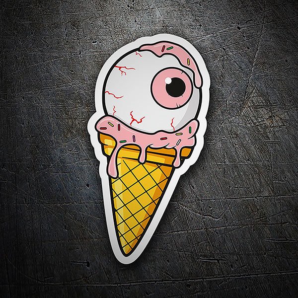 Car & Motorbike Stickers: Ocular ice cream