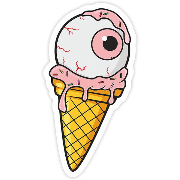 Car & Motorbike Stickers: Ocular ice cream