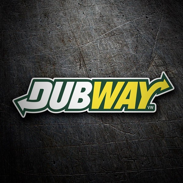 Car & Motorbike Stickers: Dubway Volkswagen