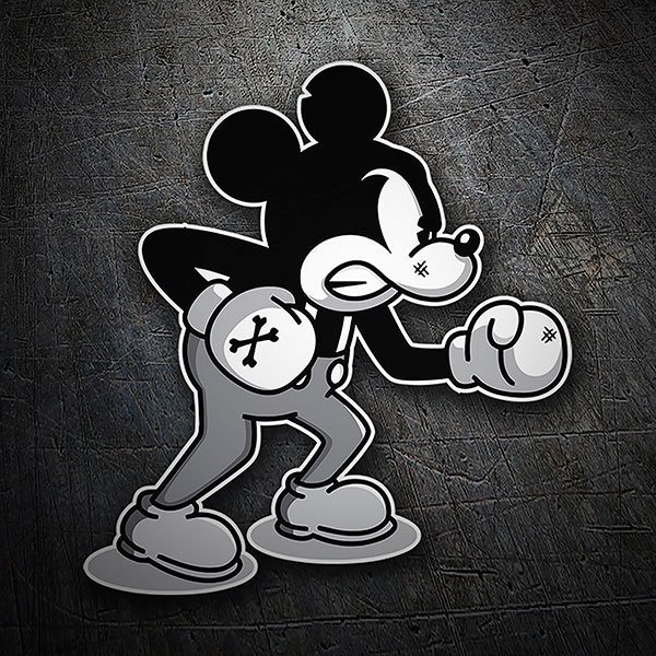 Car & Motorbike Stickers: Mickey Mouse retro