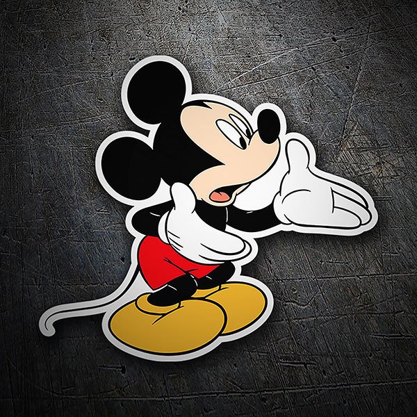 Car & Motorbike Stickers: Mickey Mouse speaking