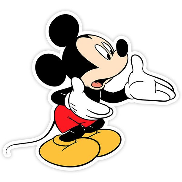 Car & Motorbike Stickers: Mickey Mouse speaking