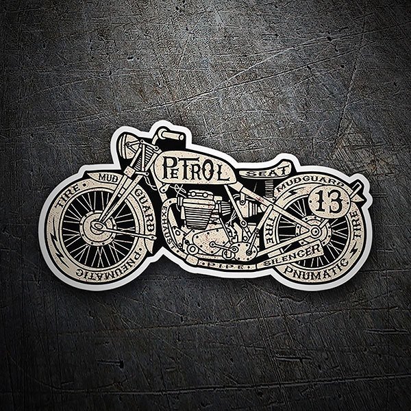 Car & Motorbike Stickers: Motorcycle Parts 1