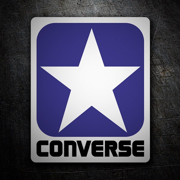 Car & Motorbike Stickers: Converse blue