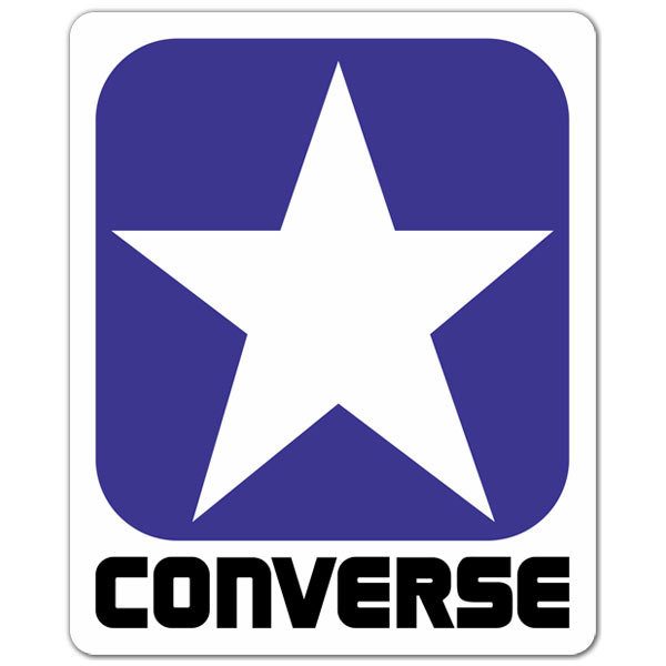 Sticker Converse blue 