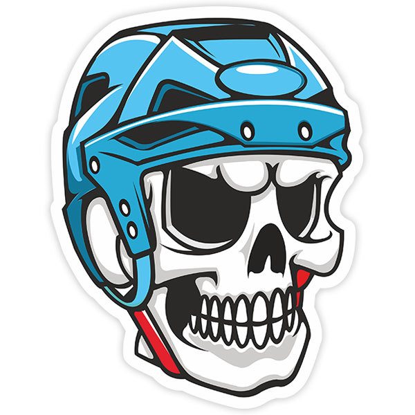 Car & Motorbike Stickers: Skull Skater Dise&ntilde;o Vinilo Decorativo