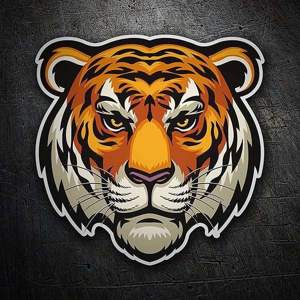 Car & Motorbike Stickers: Staring Tiger 1