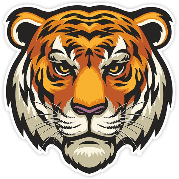 Car & Motorbike Stickers: Staring Tiger