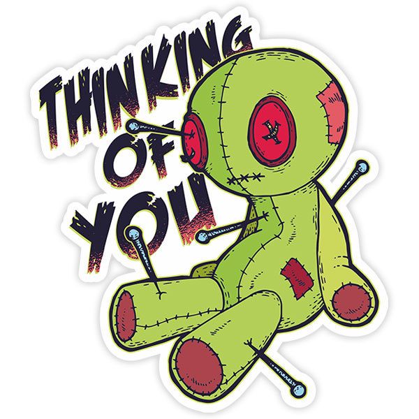 Sticker Voodoo doll MuralDecal