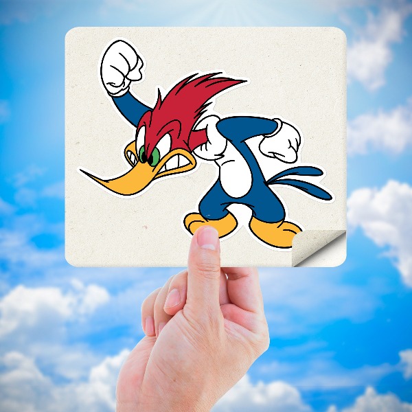 Car & Motorbike Stickers: Woody Woodpecker