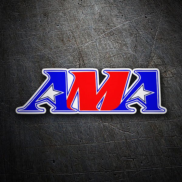 Car & Motorbike Stickers: AMA Motor Logo