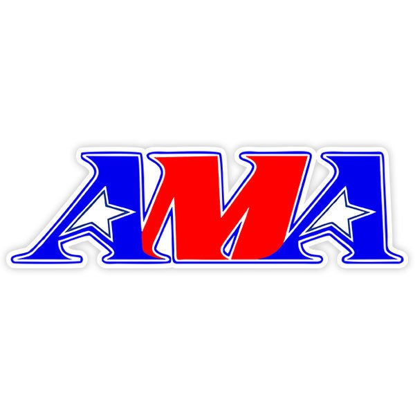 Car & Motorbike Stickers: AMA Motor Logo