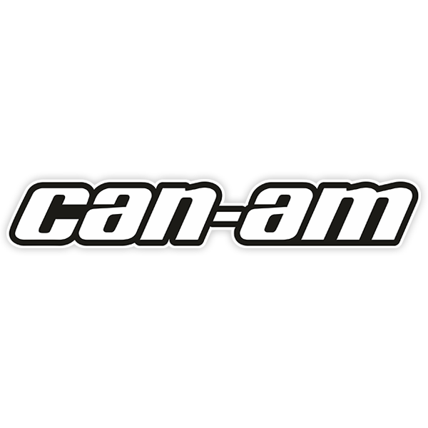 Car & Motorbike Stickers: Can-Am typography 0