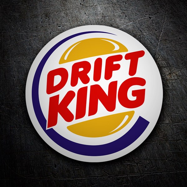 Car & Motorbike Stickers: Drift King