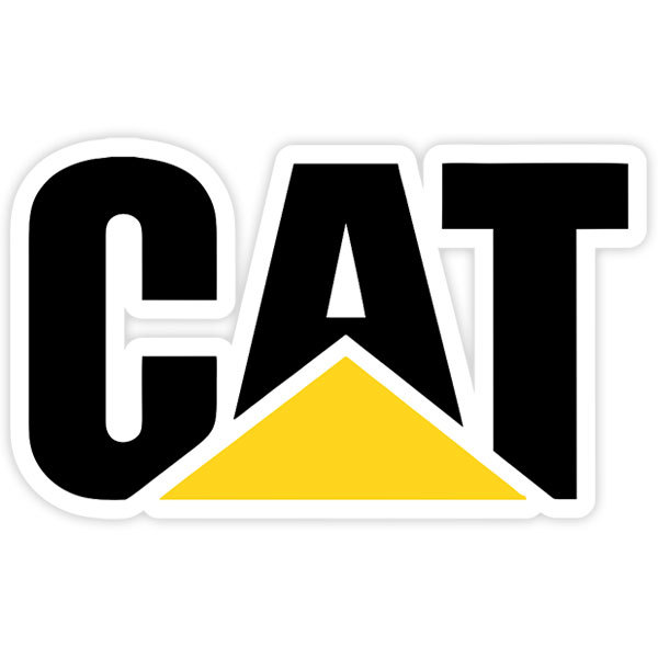 Car & Motorbike Stickers: Caterpillar Logo