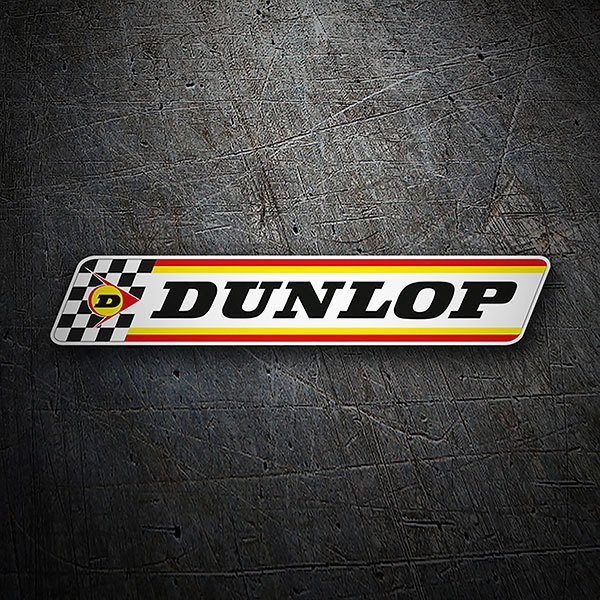 Car & Motorbike Stickers: Dunlop 70th Anniversary 1