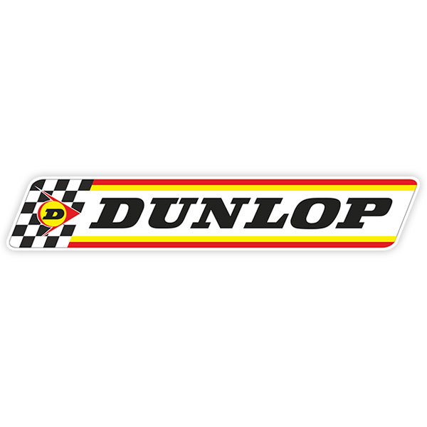 Car & Motorbike Stickers: Dunlop 70th Anniversary