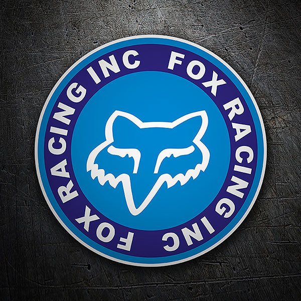 Car & Motorbike Stickers: Fox Racing circular