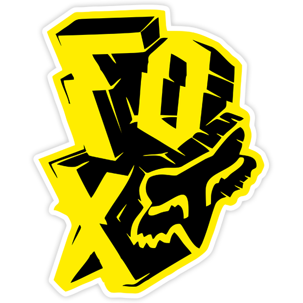 Car & Motorbike Stickers: Fox Racing Explosive