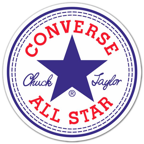 Car & Motorbike Stickers: Converse All Star circular