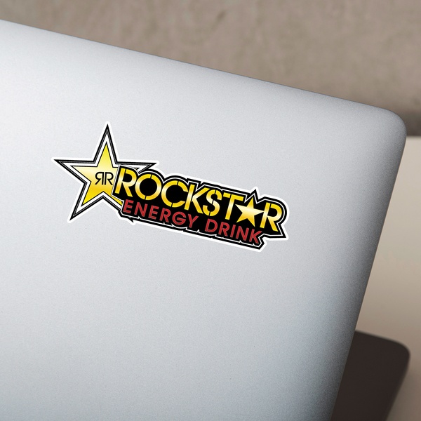 Car & Motorbike Stickers: Classic Rockstar energy drink