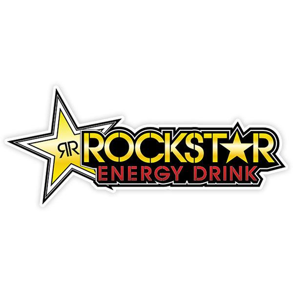 Car & Motorbike Stickers: Classic Rockstar energy drink