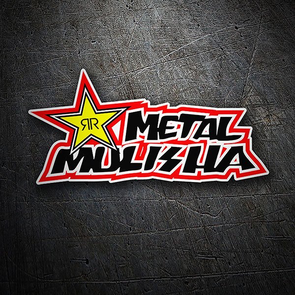 Car & Motorbike Stickers: Metal Mulisha Rockstar 1
