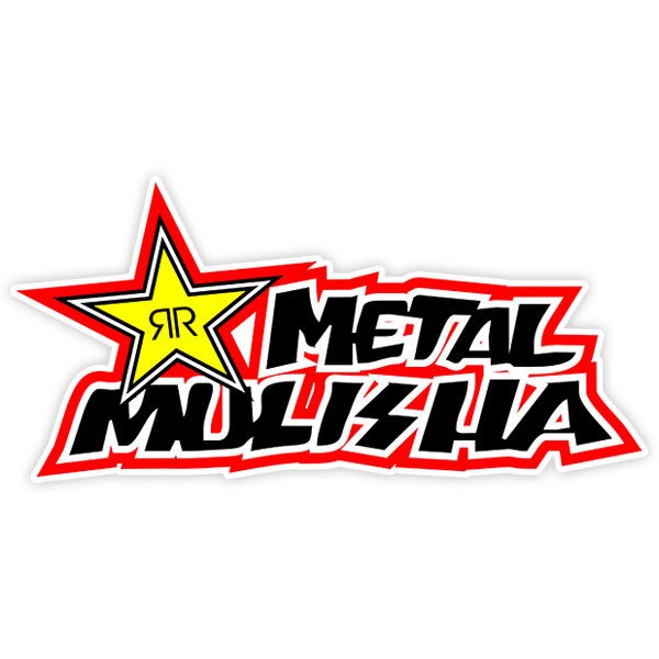 Car & Motorbike Stickers: Metal Mulisha Rockstar