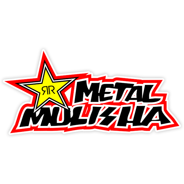 Car & Motorbike Stickers: Metal Mulisha Rockstar 0