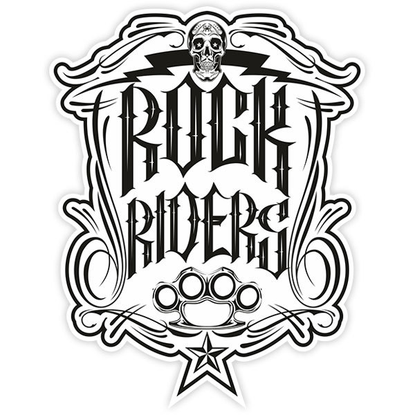 Car & Motorbike Stickers: Rock Riders