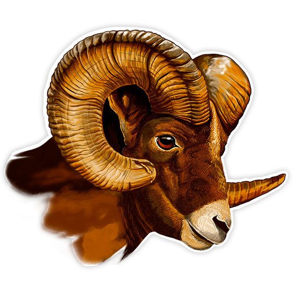 Car & Motorbike Stickers: Mountain goat